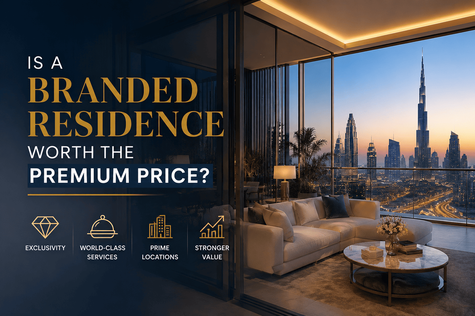 Luxury branded residence with premium interiors and skyline view in Noida