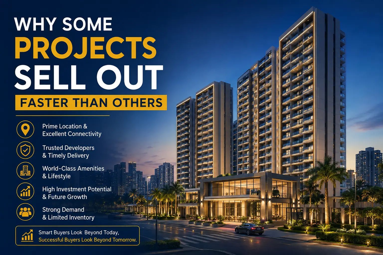why some projects sell out faster than others luxury apartments noida.webp