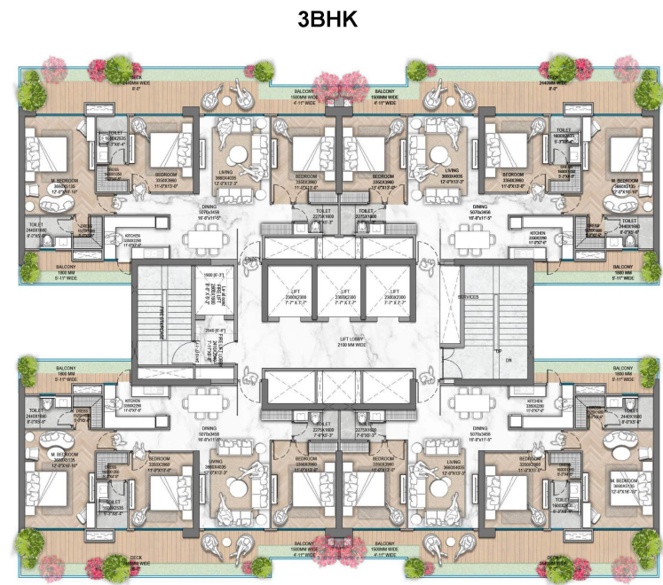 3 BHK Luxury Residence
