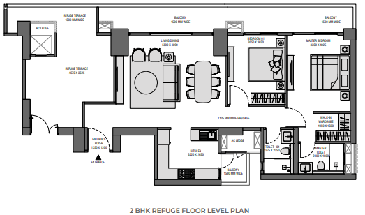 3 BHK (Luxury Residences)